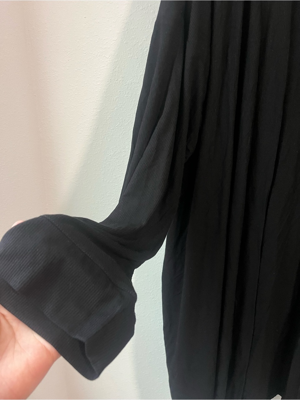 NWT Skims Soft Lounge Rib Robe-Onyx XL - Picture 5 of 7